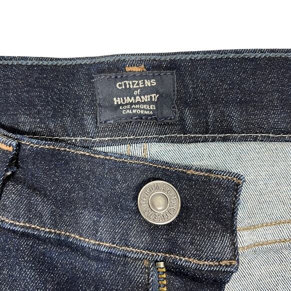 Citizens of Humanity Rocket Skinny Jeans 26" Pearl Studded Hem COH Punk Goth Emo - Picture 8 of 11